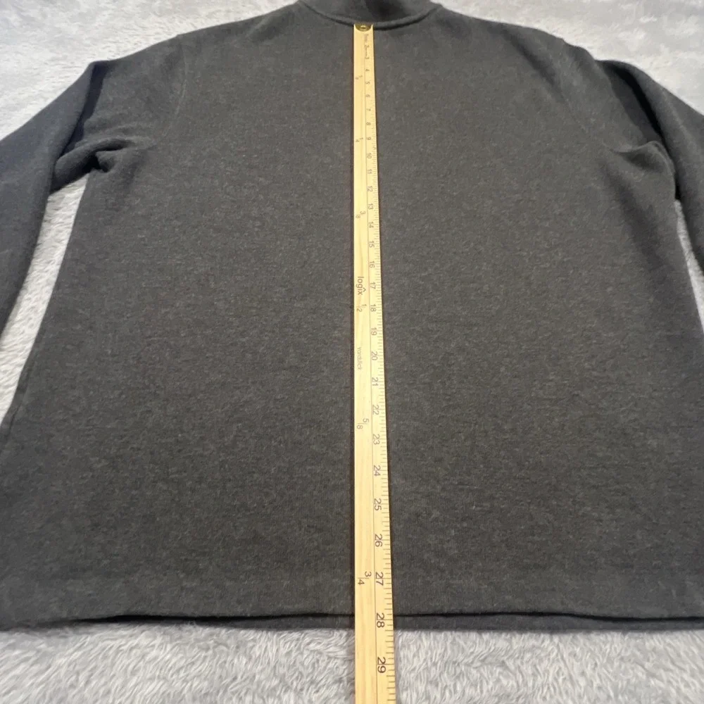 Polo Ralph Lauren 1/4 Zip Pullover Cotton Charcoal Gray Old Money Preppy Men XXL
